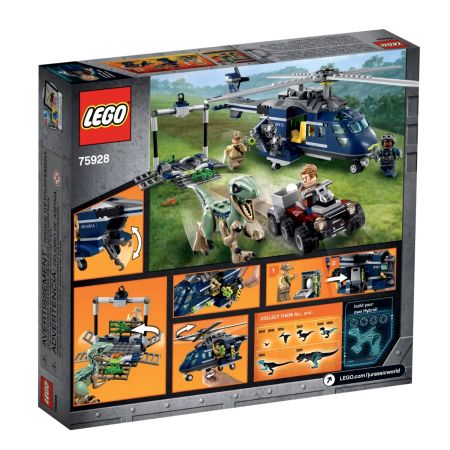 LEGO Jurassic World 75928 Pościg za śmigłowcem